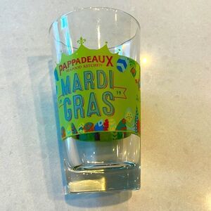 PAPPADEAUX seafood kitchen 2019 Mardi Gras Glass  let the good Times roll.
